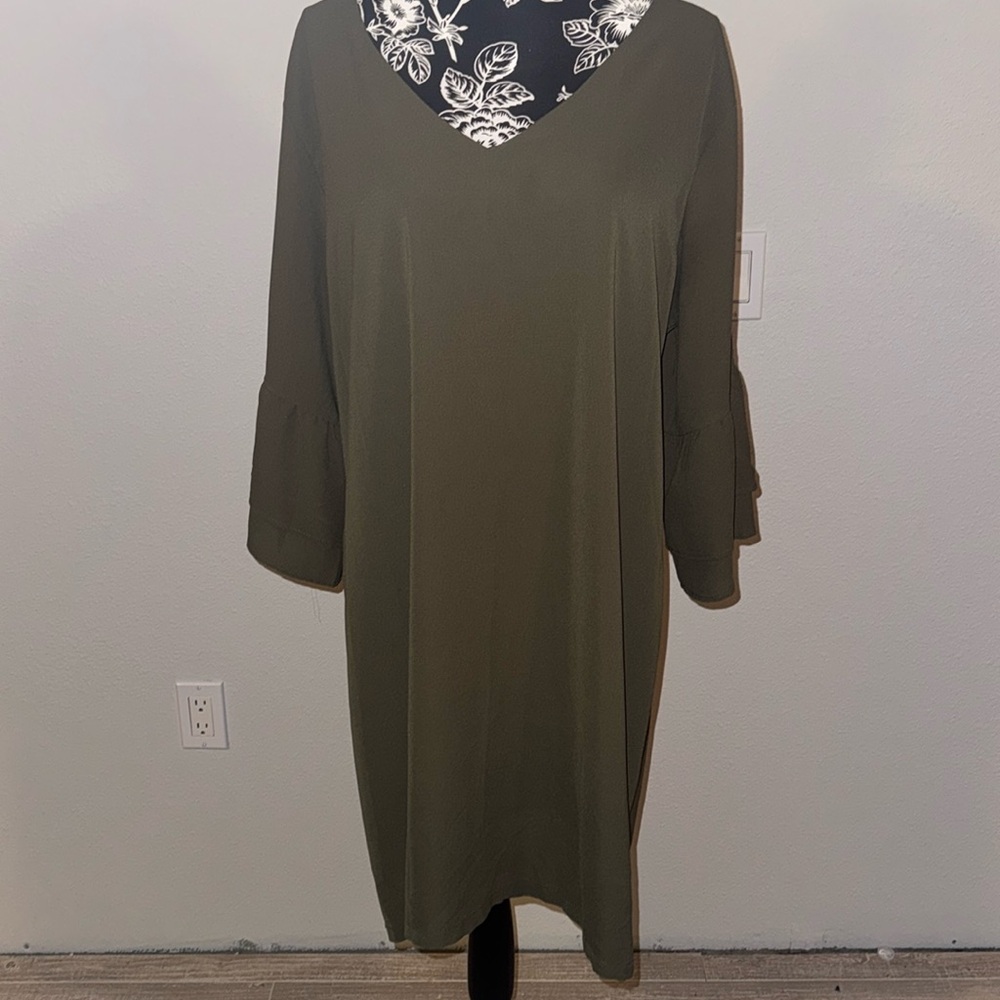 Forest green dress